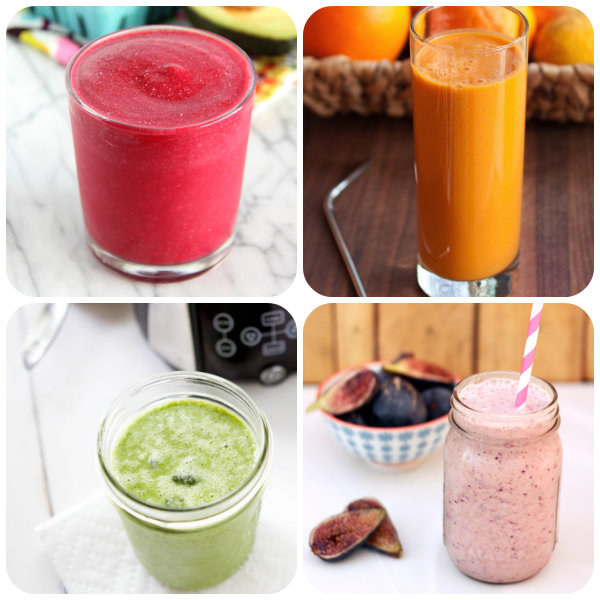 collage smoothies