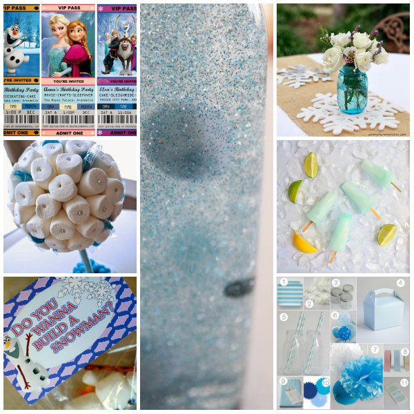 collage frozen party